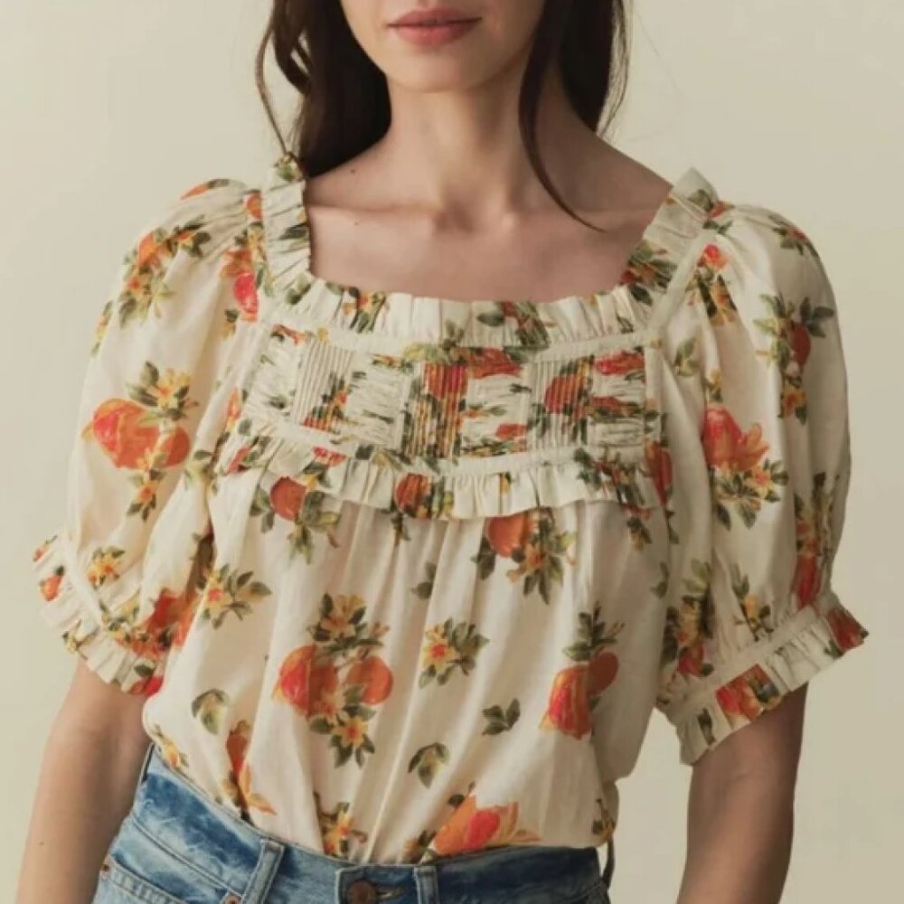 DOEN Frances Floral Top